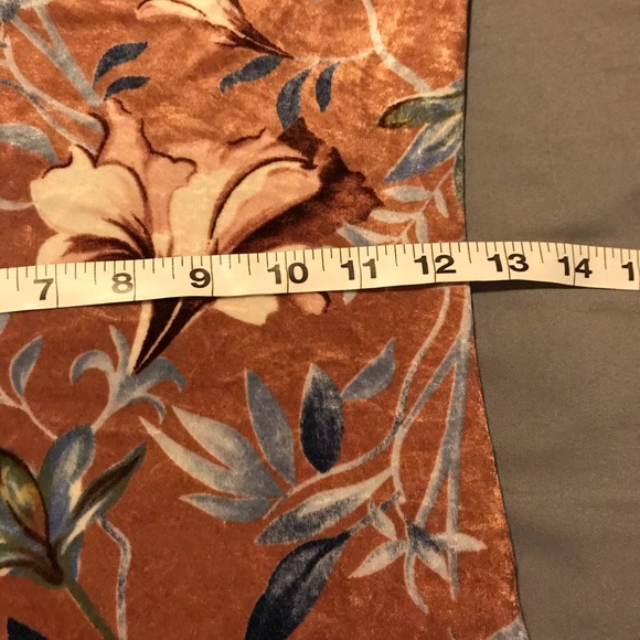 Day G Floral Long Sleeve Velvety Soft Stretch Blouse-S - Picture 12 of 15